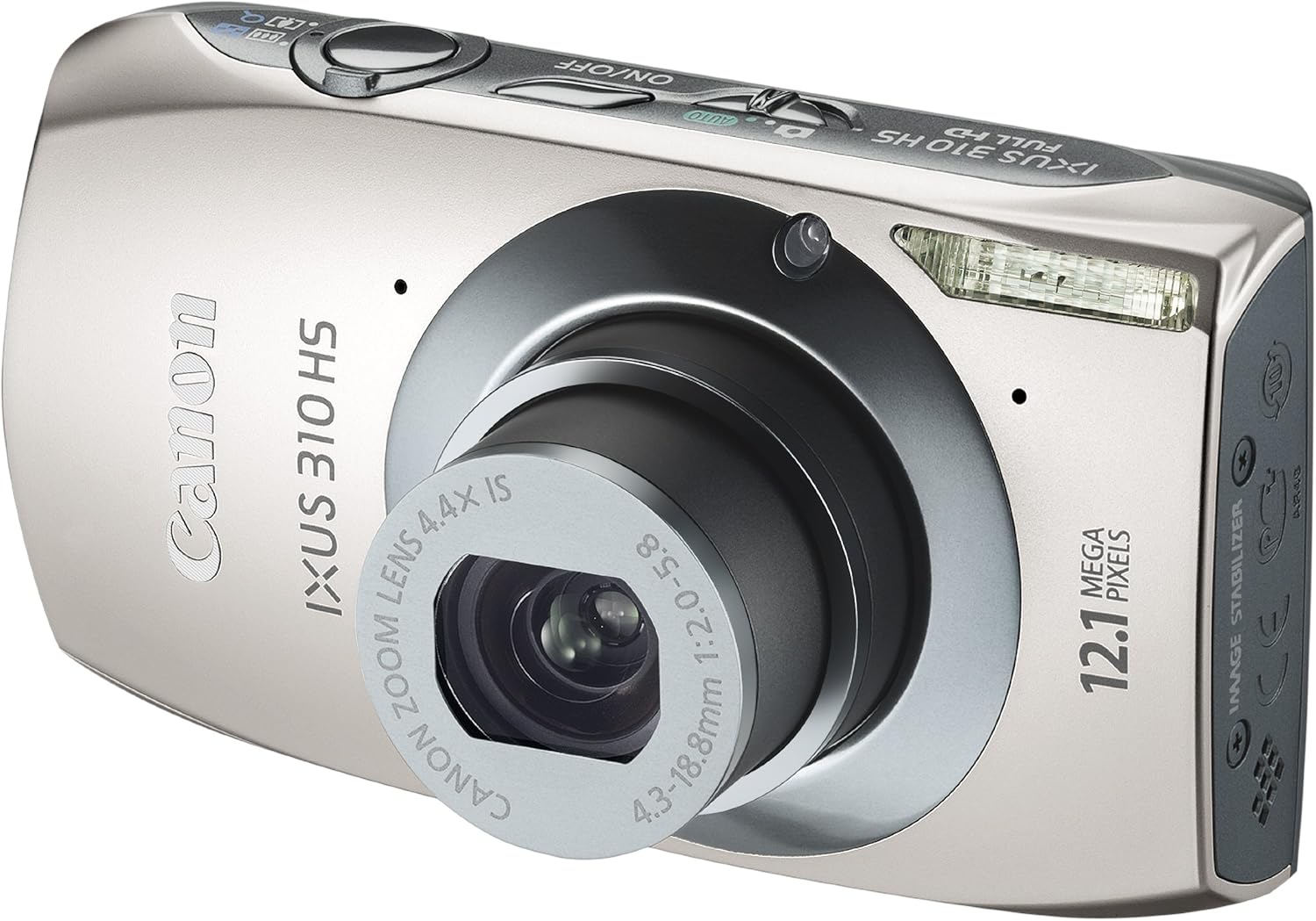 Canon IXUS 310 HS Digital Camera - Silver - Image 1