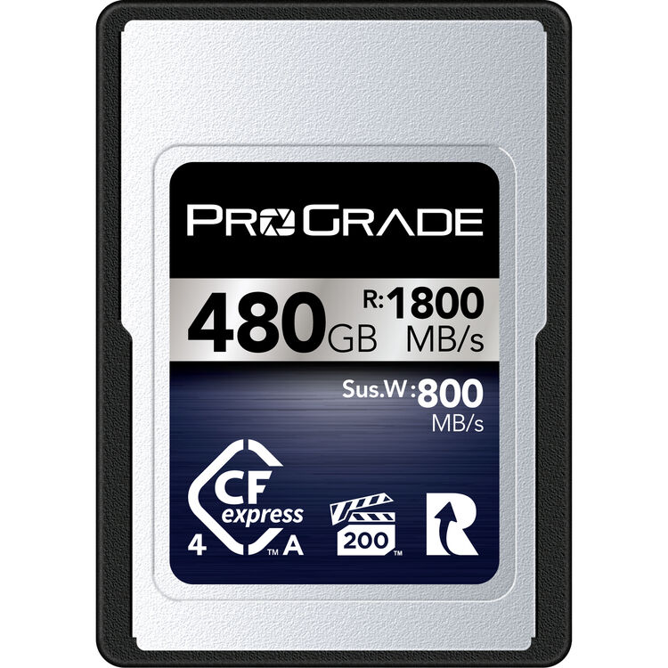 ProGrade Digital 480GB CFexpress 4.0 Type A Iridium Memory Card - Image 1
