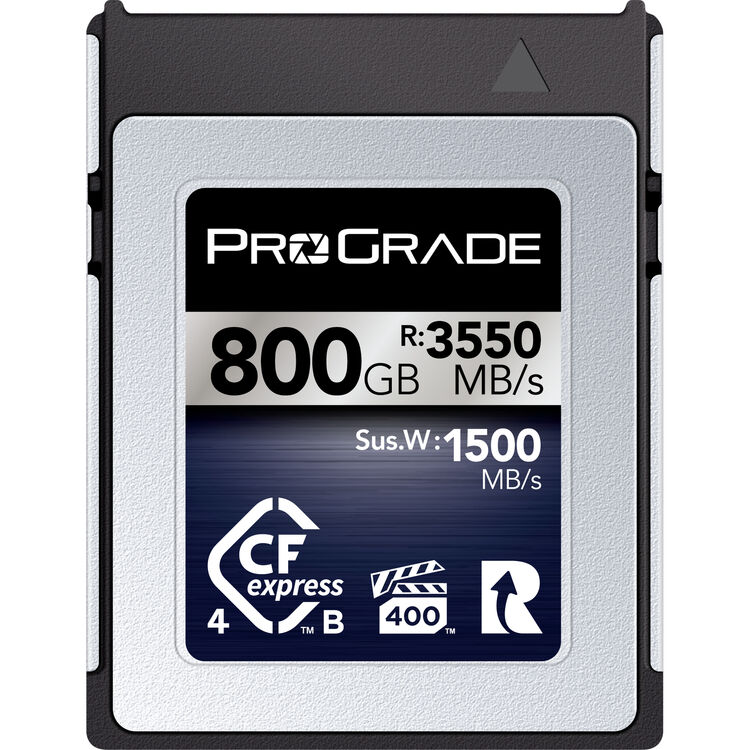 ProGrade Digital 800GB CFexpress 4.0 Type B Iridium Memory Card - Image 1