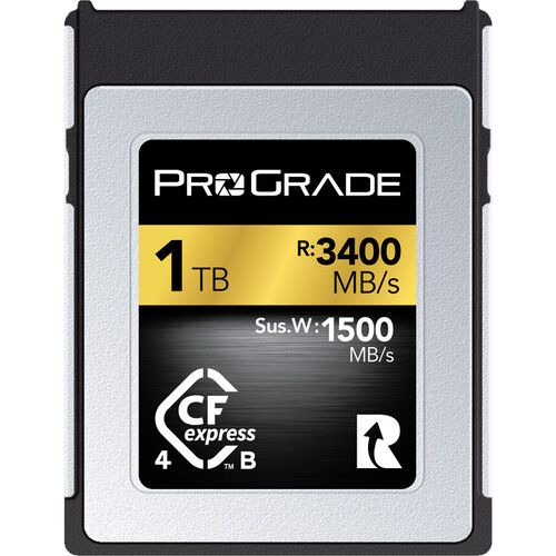 ProGrade Digital 1TB CFexpress 4.0 Type B Gold Memory Card - Image 1