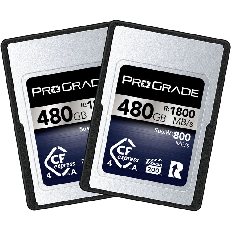 Prograde digital製CF express type A 160GB ProGrade Digital 480GB CFexpress 4.0 Type A PGCFXA480GIPBH B&H