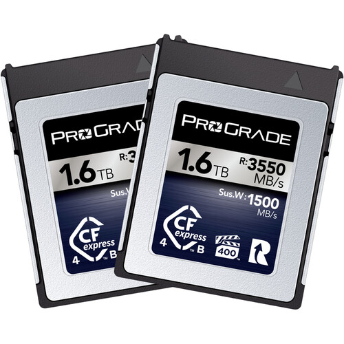 ProGrade Digital 1.6TB CFexpress 4.0 Type B Iridium Memory Card (2-Pack) - Image 1