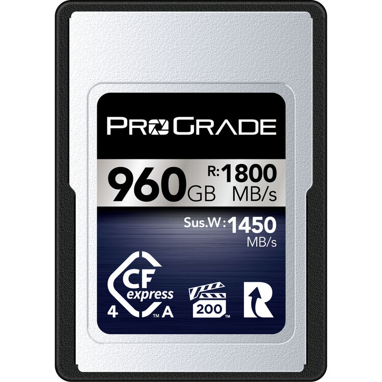 ProGrade Digital 960GB CFexpress 4.0 Type A Iridium Memory Card - Image 1