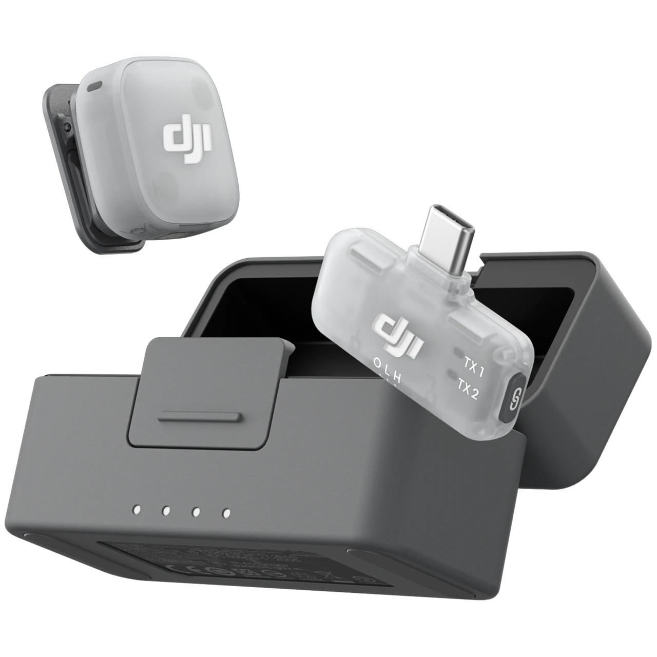 DJI Mic Mini 2 Compact Wireless Microphone System (1 TX + 1 Mobile RX + Charging Case) - Image 1