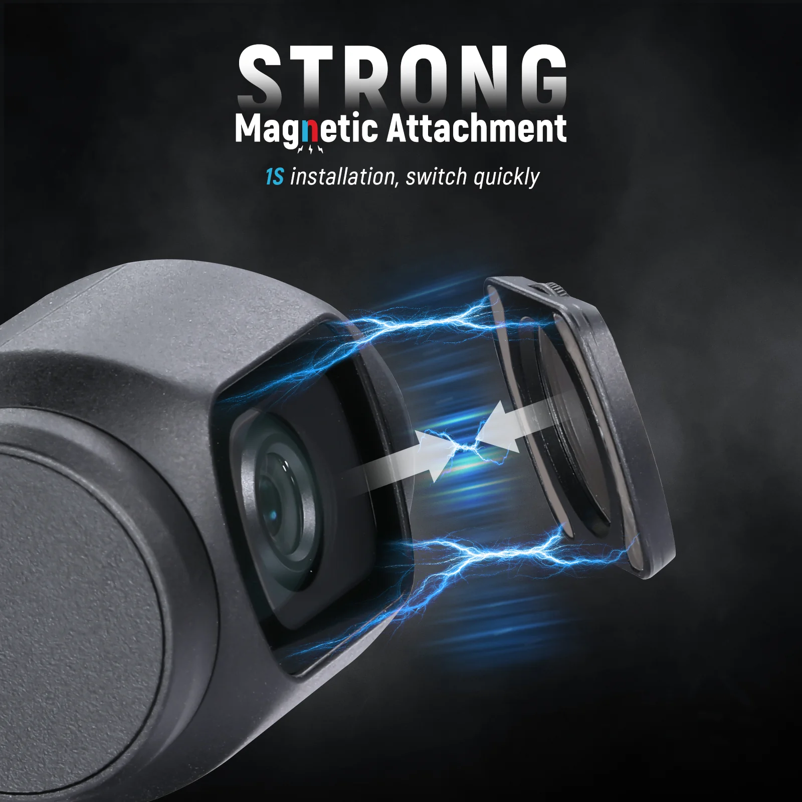 thumbnail image 2 of MINGVEN Magnetic ND Filter Set For DJI Osmo Pocket 3 - Adjustable ND/CPL/UV, 4-Pack 2 of 12