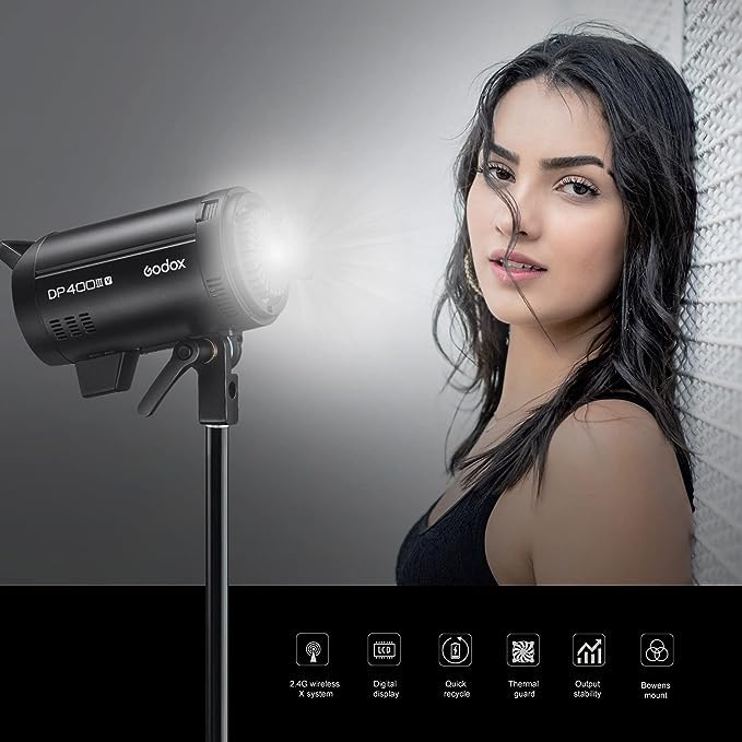 Godox DP400IIIV 400Ws GN87 Studio Flash Kit - Image 2
