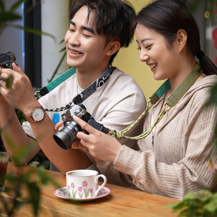 Leofoto L-CS-203 Classic Camera Strap  Pine Green - Image 5