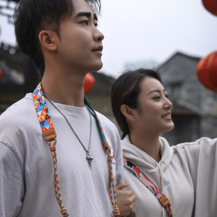 Leofoto L-CS-205 Classic Camera Strap  Rainbow Pearl - Image 8