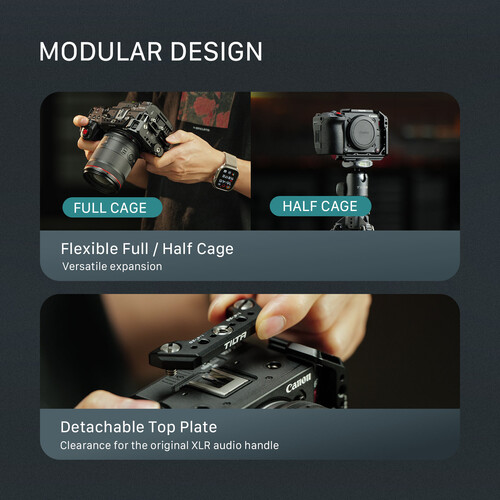 Tilta Full Camera Cage for Canon C50 (Black) - Image 5