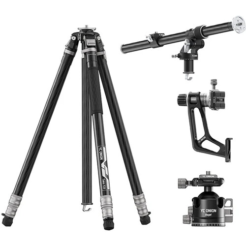 YC Onion Tako Tripod with Gimble Head & Over Head Rig TPC177SCF - Image 1