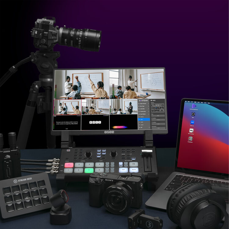 OSEE GoStream Duet SDI/HDMI/NDI|HX Live Stream Video Mixer/Switcher/Recorder - Image 3