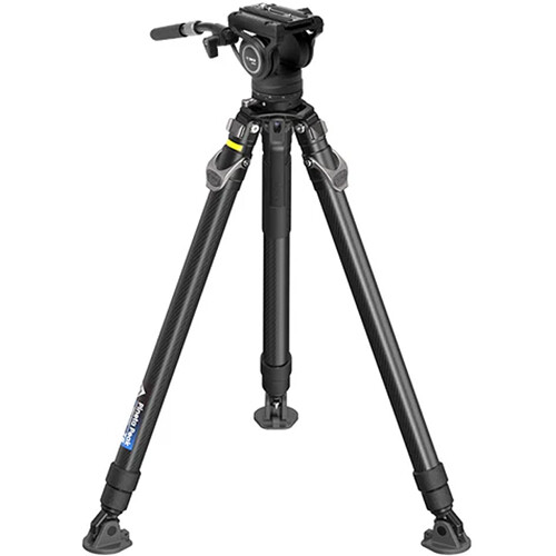 YC Onion Pineta Peak Tripod with Rubber Feet & FH75S Head - Image 1