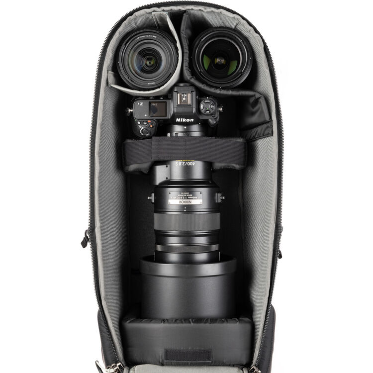 Think Tank Photo BackLight Long Lens Backpack (Slate Black) - Image 8