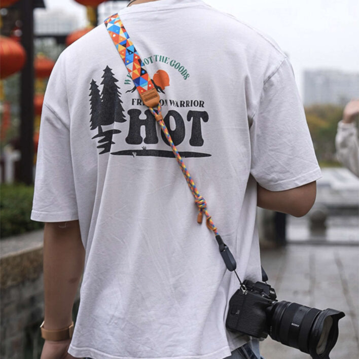 Leofoto L-CS-205 Classic Camera Strap  Rainbow Pearl - Image 9
