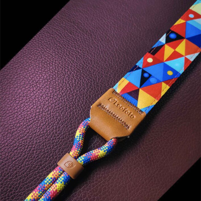 Leofoto L-CS-205 Classic Camera Strap  Rainbow Pearl - Image 6