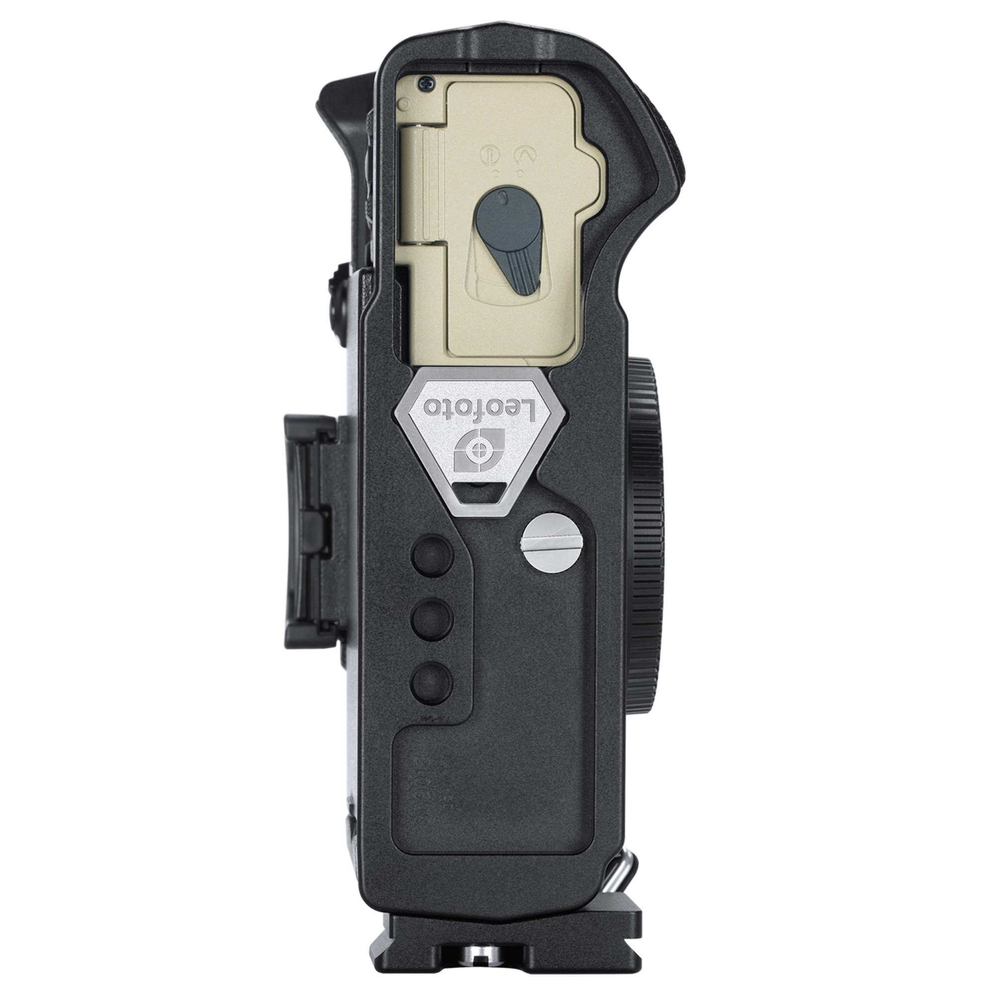 Leofoto LPO-OM-5II L-Bracket for Olympus OM-5II  Silver - Image 7