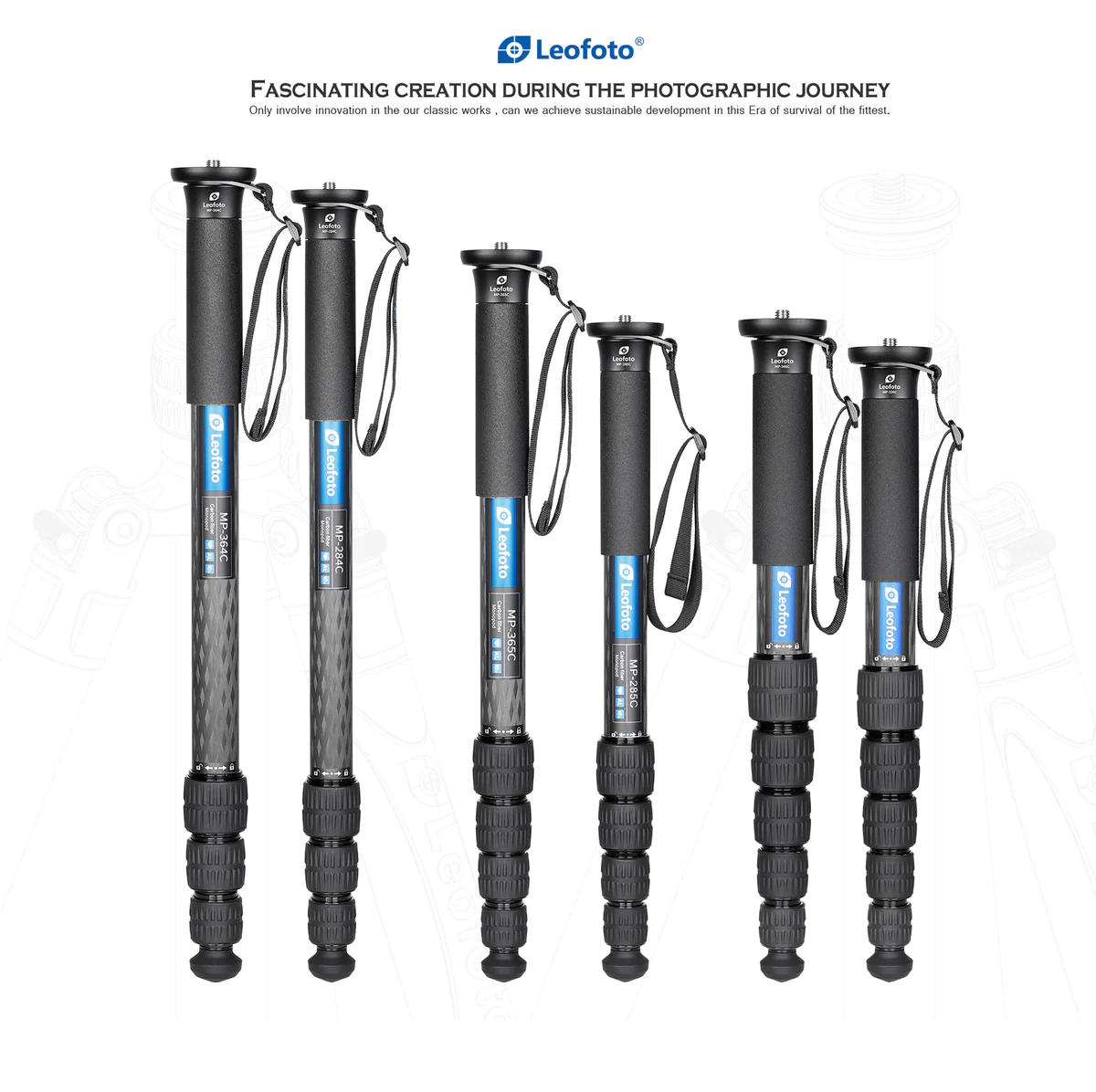 Leofoto MP-366C 6-Section Carbon Fiber Monopod - Image 6