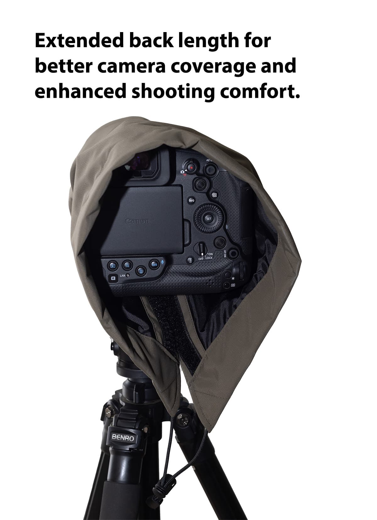 Wild Coat Rain & Dust cover-For 100-500 – 100-400-Khaki Olive - Image 5