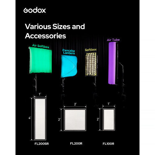 Godox FL100R RGB Flexible LED Light Mat 1 x 2 - Image 16