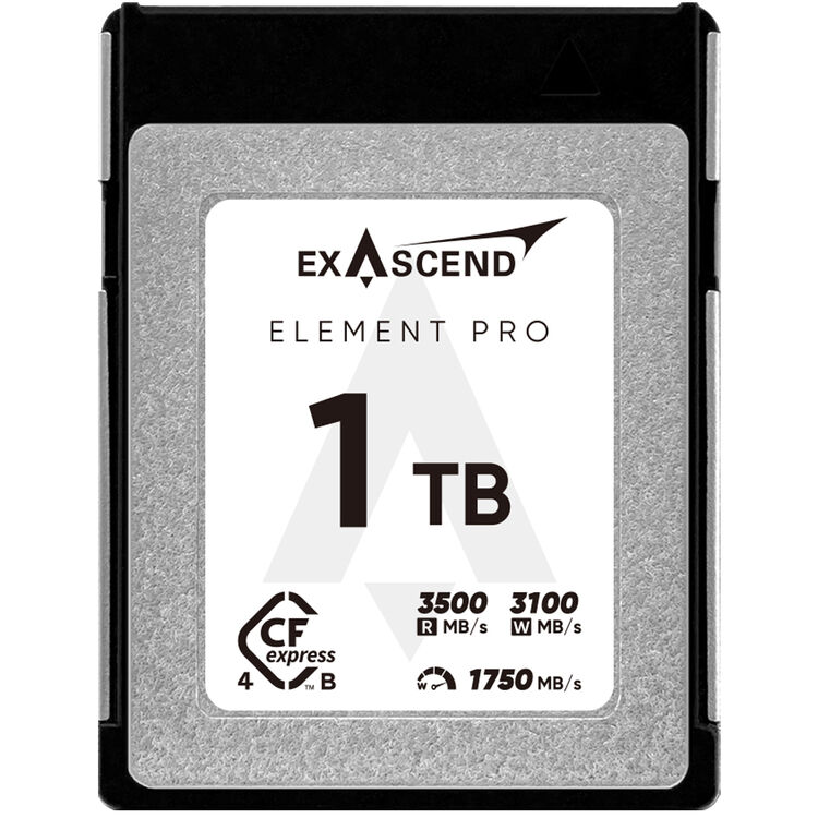 Exascend 1TB Element Pro CFexpress 4.0 Type B Memory Card Exascend 1TB Element Pro CFexpress 4.0 Type B Memory Card - Image 1