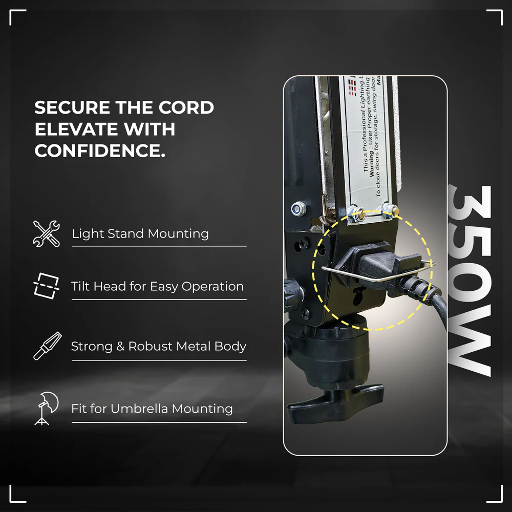 Digitek (DPL 700) Porta Light with 7 COB LED Warm White Light for Low Power Consumption for Camera Lighting in Photography & Video Shoot - Image 5