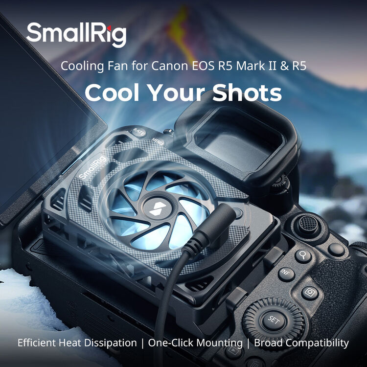 SmallRig Cooling Fan for Canon EOS R5 Mark II & R5 - Image 8