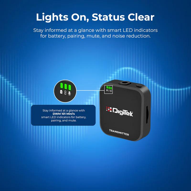 Digitek DWM 101 Mini Wireless Microphone System - Image 8