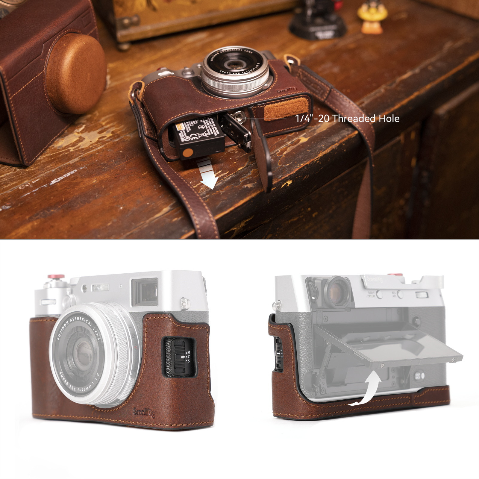 SmallRig Leather Case Kit for FUJIFILM X100VI 4558 - Image 4