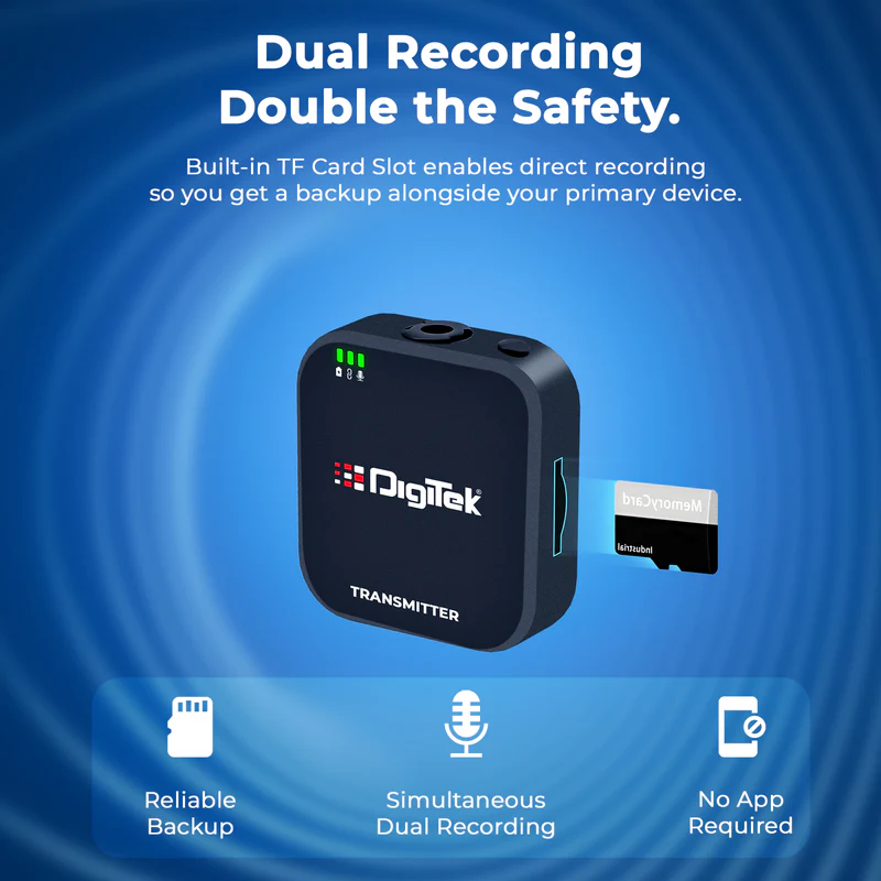 Digitek DWM 101 Mini Wireless Microphone System - Image 7