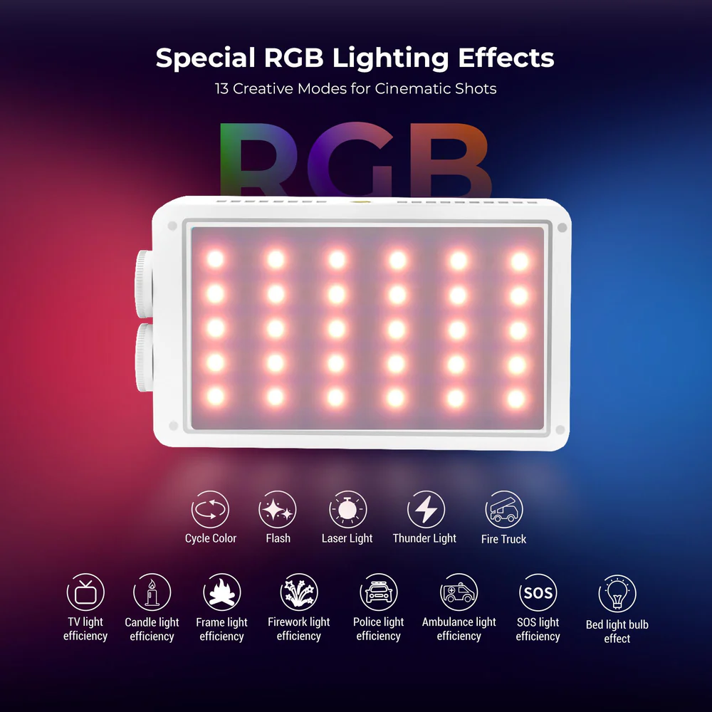 Digitek (LED-D40W RGB) Portable 40W LED Video Light - Image 6