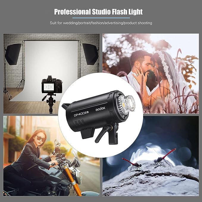 Godox DP400IIIV 400Ws GN87 Studio Flash Kit - Image 6