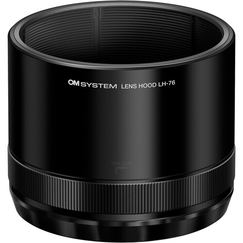 thumbnail image 2 of OM SYSTEM LH-76D Lens Hood V335180BW000 B&H Photo Video 2 of 9