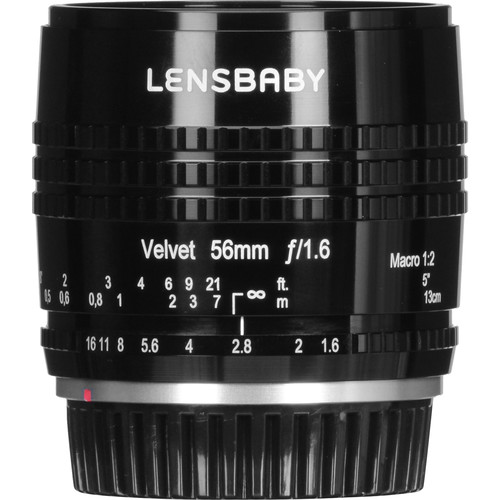 Lensbaby Velvet 56mm f/1.6 Lens (Canon EF, Black) - Image 2