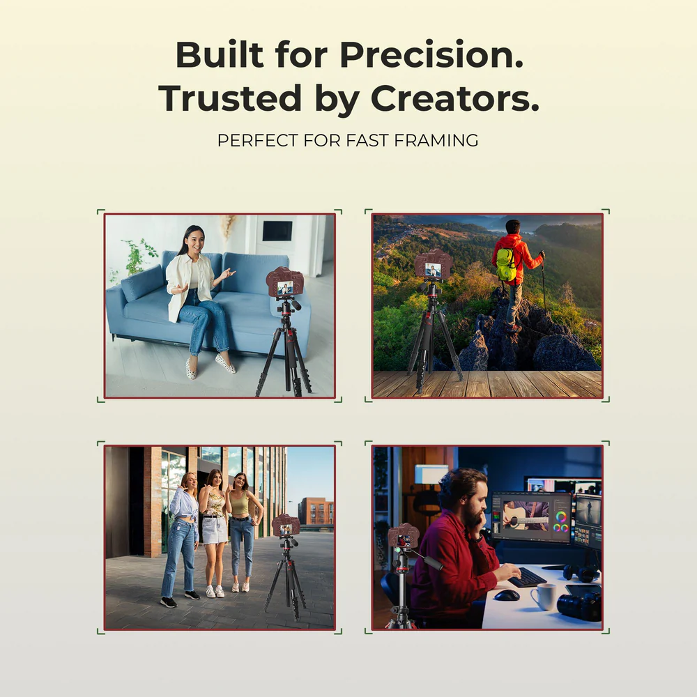 Digitek (DTR 530 BH) Multi-Angle DV Tripod cum Monopod with Ball Head - Image 10