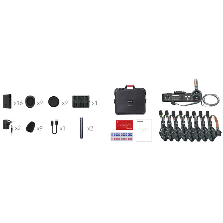 Hollyland Solidcom C1 Pro-Hub8S ENC 9-Person Full-Duplex Wireless Intercom System with Hub (1.9 GHz) - Image 22