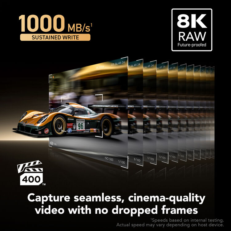 Lexar 256GB Professional GOLD CFexpress 4.0 Type A Memory Card Lexar 256GB Professional GOLD CFexpress 4.0 Type A Memory Card - Image 3