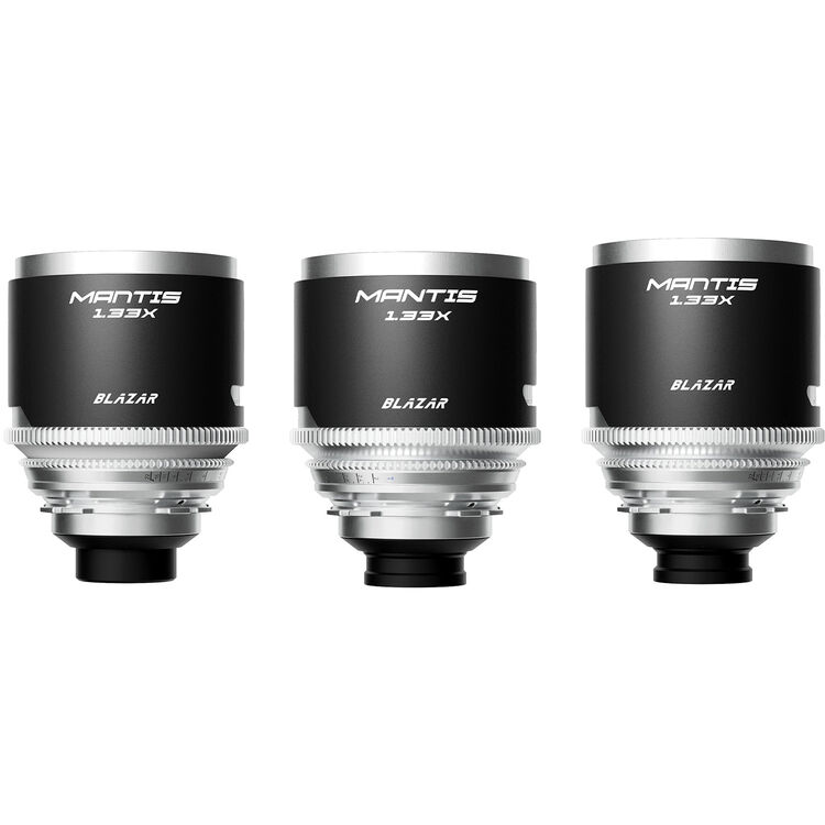 BLAZAR LENS MANTIS T2.0 1.33x Anamorphic 3-Lens Set (ARRI PL) - Image 2