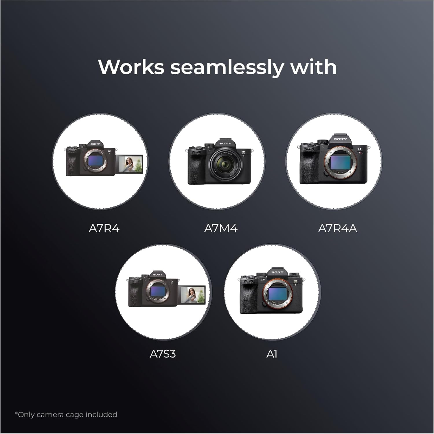 Digitek Professional Cam Cage (S) for Sony A7 M4/R4/R4A/S3/A1 Series Cameras, Lightweight Aluminum Form-Fitted Cage with HDMI Cable Clamp & Quick Tripod Mounting - Image 8