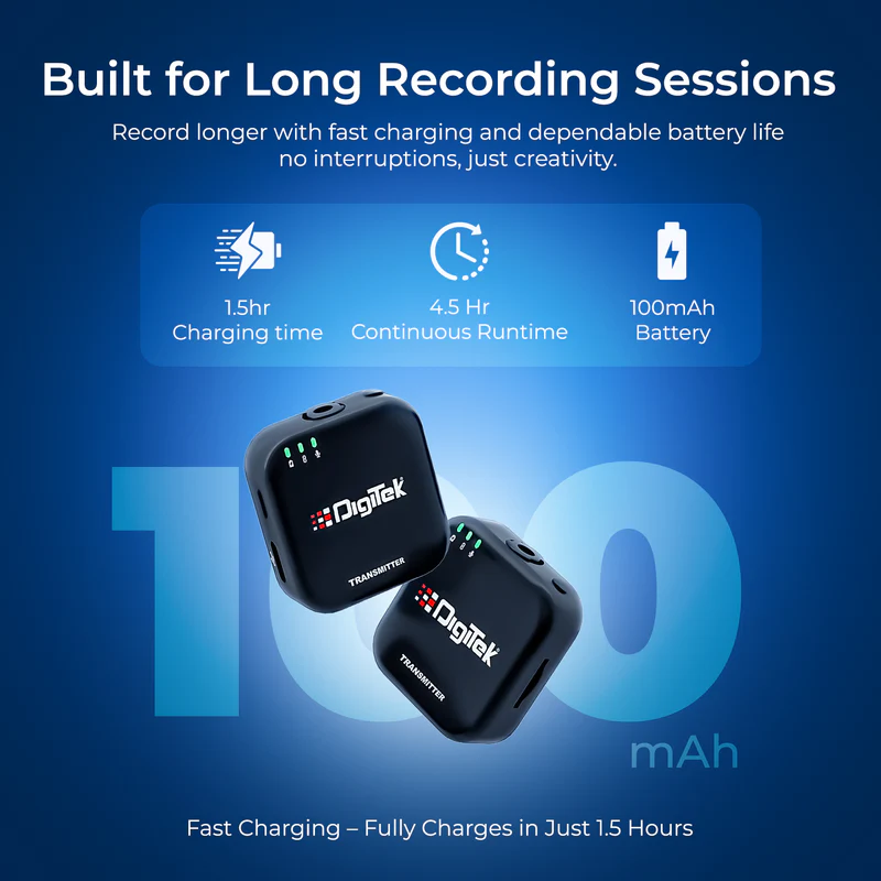 Digitek DWM 101 Mini Wireless Microphone System - Image 6