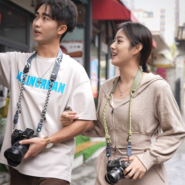 Leofoto L-CS-203 Classic Camera Strap  Pine Green - Image 6