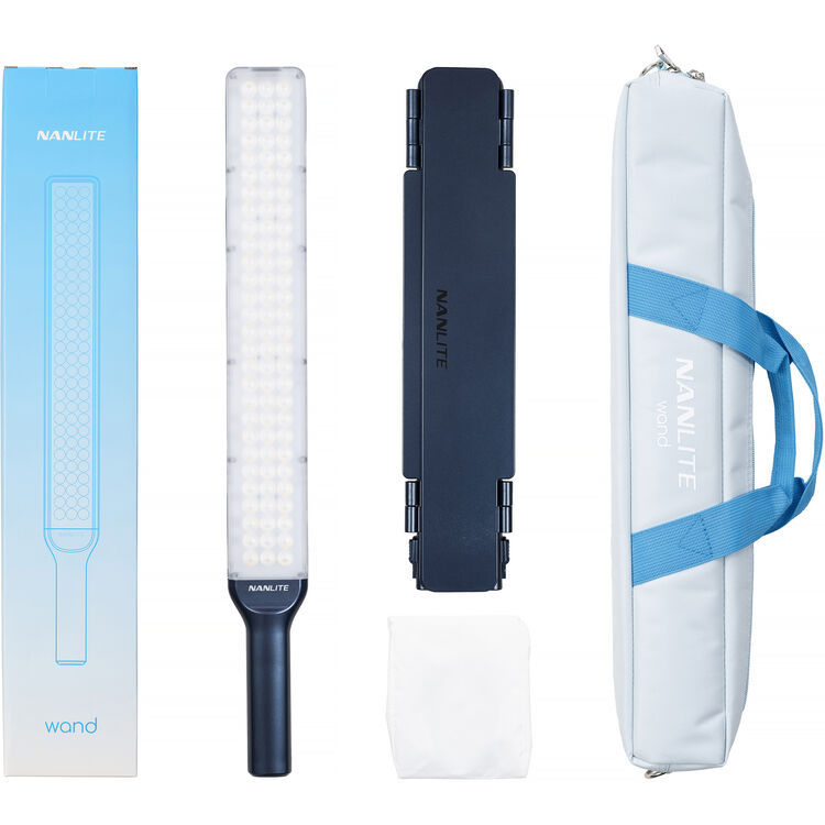 NANLITE Wand RGBW LED Light Stick 2700–7500K Bi-Color (Midnight Blue) - Image 1