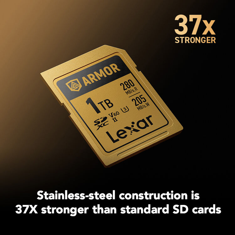Lexar 1TB ARMOR GOLD UHS-II SDXC Memory Card - Image 2