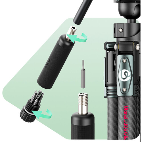 ULANZI JJ06 GlideGo Carbon Fiber Video Tripod - Image 14