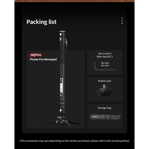 YC Onion Pineta Pro Carbon Fiber Monopod with FH60S Fluid Head - Image 13