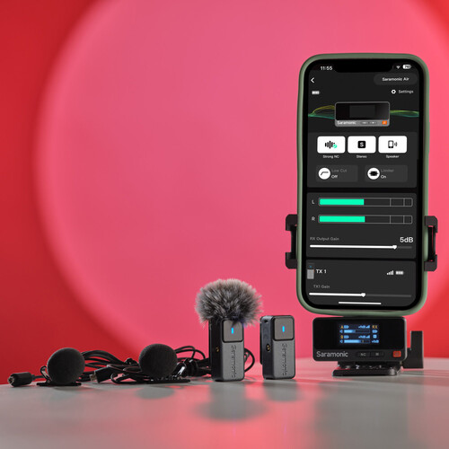 Saramonic Air Pocket-Sized Wireless Microphone for Camera & Smartphone - Image 8