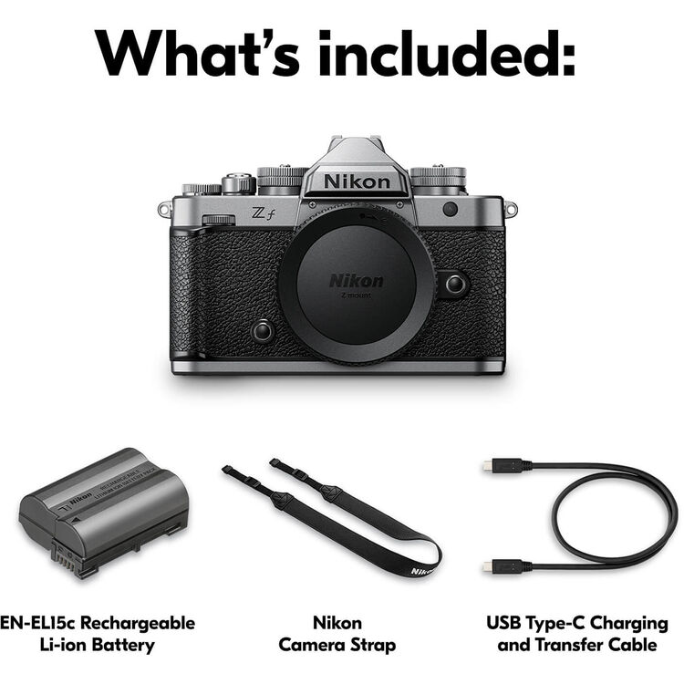 Nikon Zf Mirrorless Camera (Silver) - Image 7