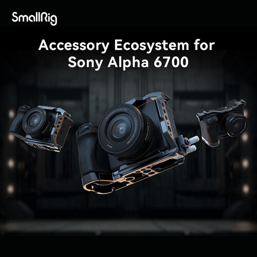 SmallRig Half Cage for Sony Alpha 6700 / 6600 / 6500 / 6400 4337 - Image 11