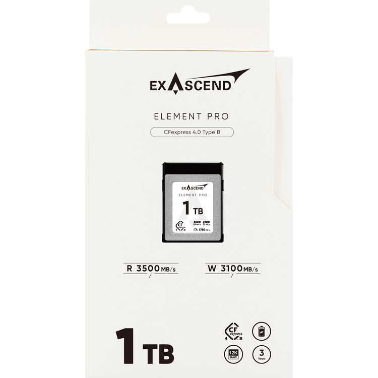 Exascend 1TB Element Pro CFexpress 4.0 Type B Memory Card Exascend 1TB Element Pro CFexpress 4.0 Type B Memory Card - Image 3