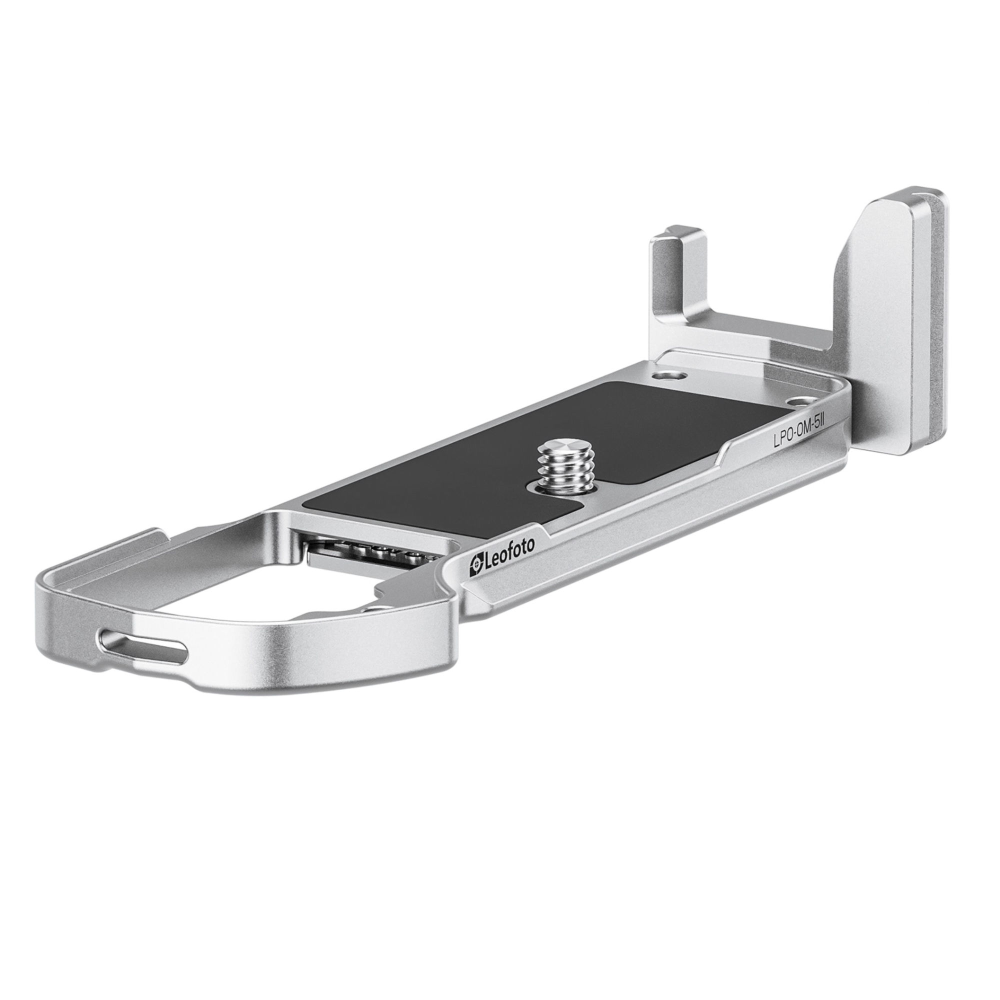 Leofoto LPO-OM-5II L-Bracket for Olympus OM-5II  Silver - Image 1