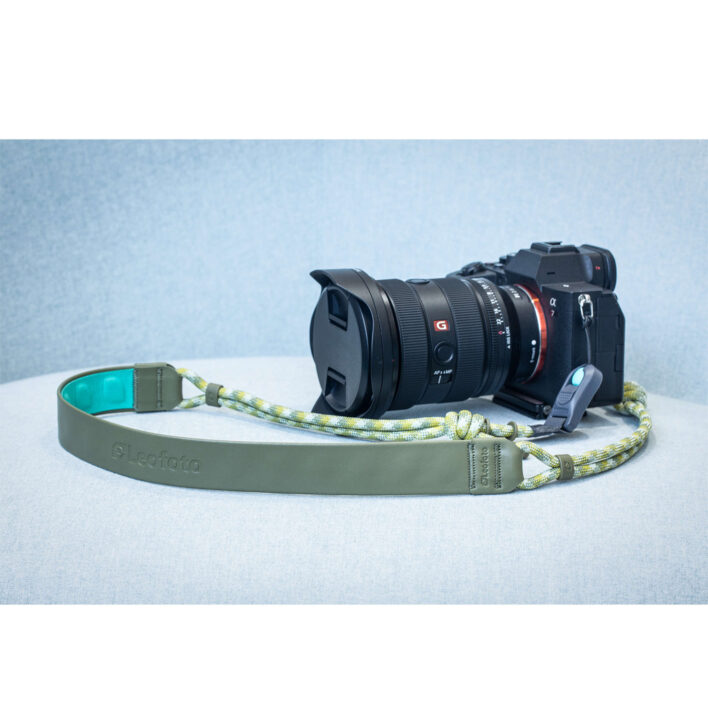 Leofoto L-CS-203 Classic Camera Strap  Pine Green - Image 2